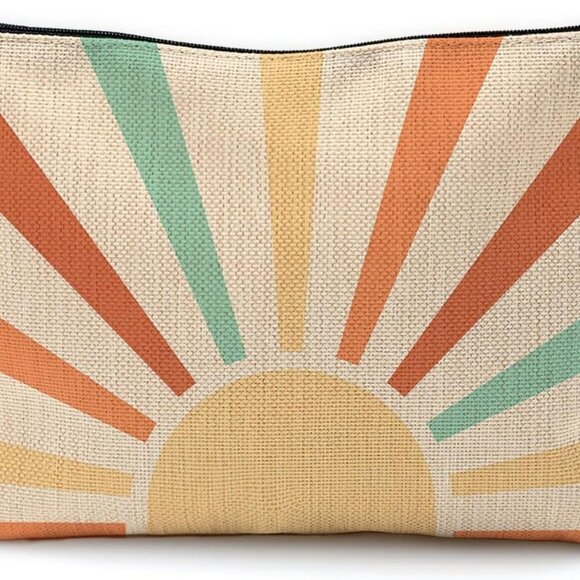 Handbags - Boho Makeup Bag, Vintage Retro Cosmetic Bags for Women, Boho Gifts for Women, Bo